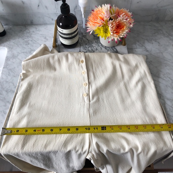 OZMA of California Cypress Playsuit in Raw Silk Natural S - Picture 13 of 14